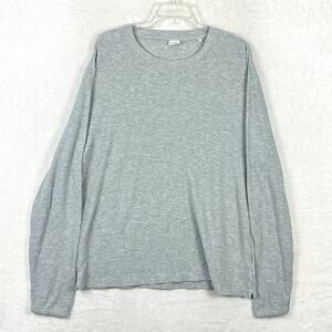 NN07 No Nationality Shirt Mens 2XL Gray Waffle Knit Thermal Preppy Outdoor